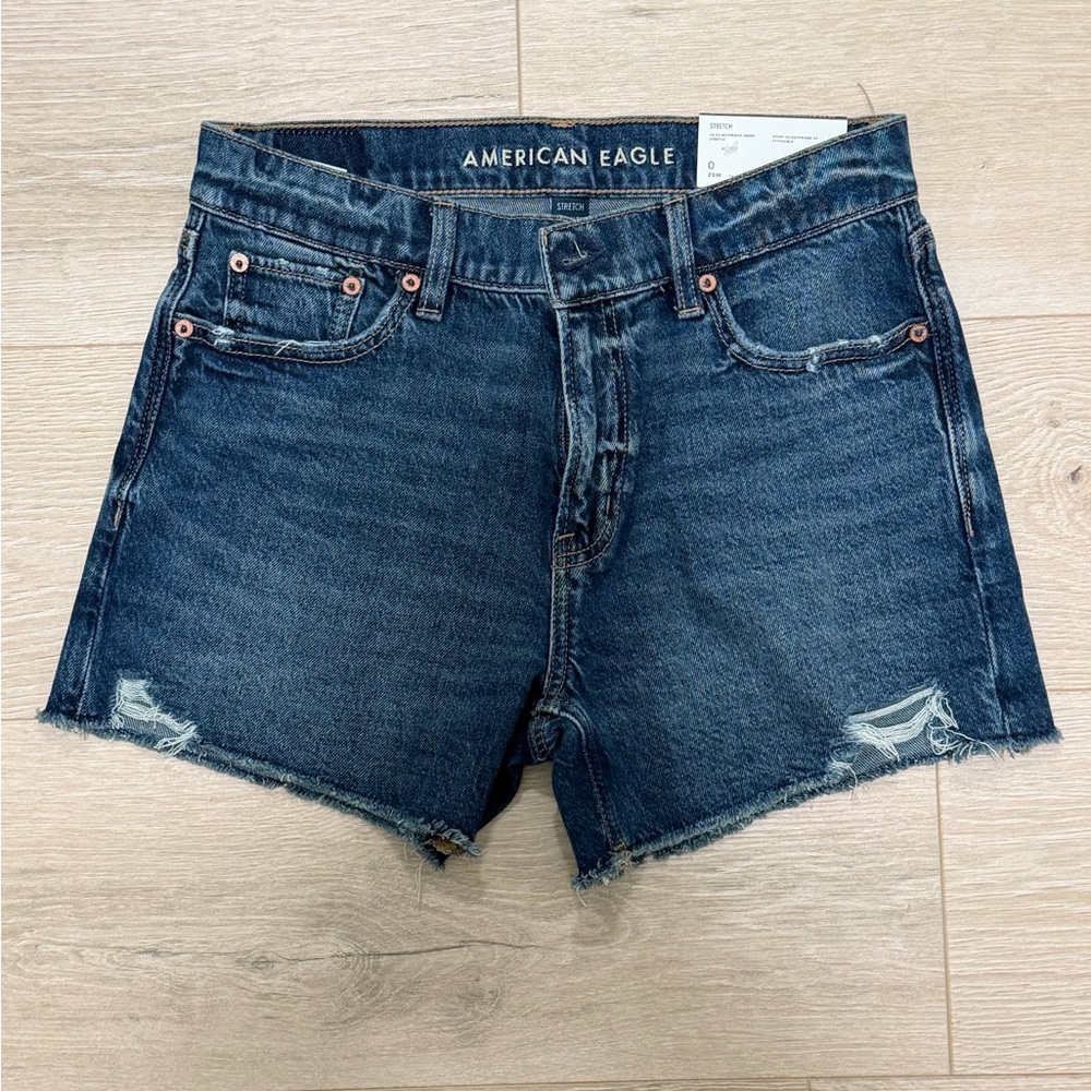 American Eagle Outfitters Dark Blue Jean Shorts